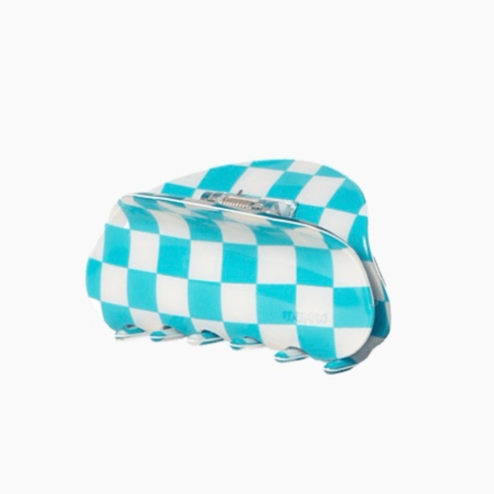 INH INSERT NAME HERE Hair Clip, Checkered Hair Claw Clip, Check Mate Claw Clip